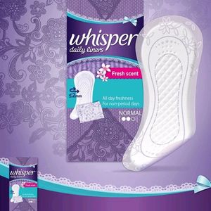 Whisper Daily Liners Clean&Fresh