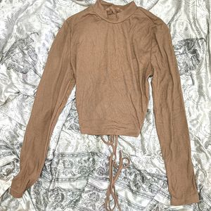 Brown Cut Out Pinterest Top