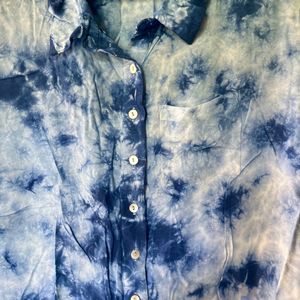 Blue Tie N Dye Shirt