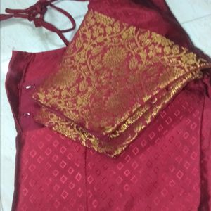 New Studio Shringaar Maroon Design Saree Blouse