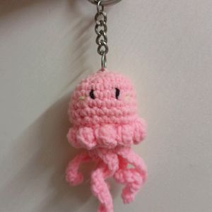 Crochet Octopus Keychain Or Charm🦑