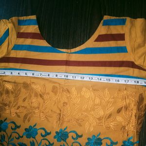 Mustard Colour Kurta