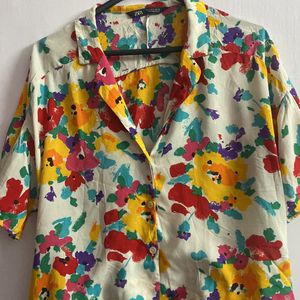 Cotton Zara printer Shirt … Small size