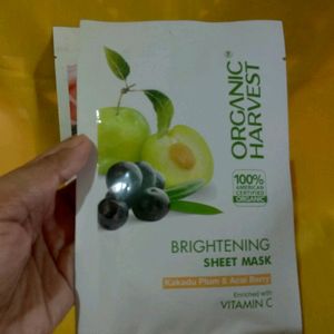 Organic Harvest Brightening Sheet Mask Combo🥳 ❤