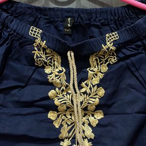 Embroided Cape Top