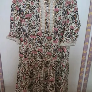 4 XL MULTICOLOUR ANARKALI KURTA