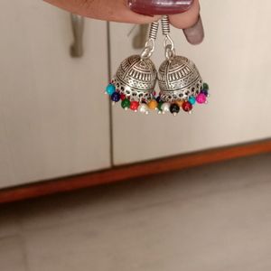 Multicolour Jhumka