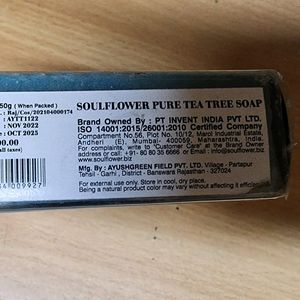 Soulflower Pure Tea Tree Soap - 150gm