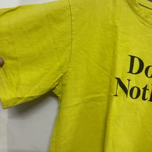 Women Neon Doing Nothing Tshirt