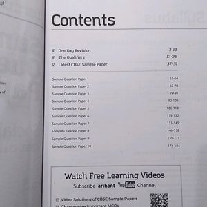 Class 10 Social Science Sample Question Book