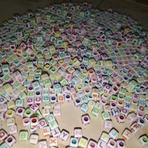 Colour Full Letter Beads