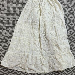 Cottage Core Embroidery Skirt