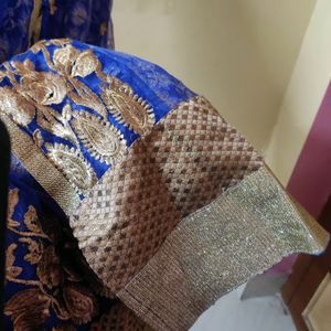 Gawn With Pant, Dupatta Set