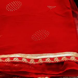 GeorgetteBandhani Print saree