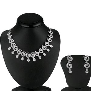 Price Drop,🥳Alloy Silver Jewel Set (Silver, White