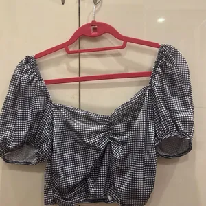 Zara Checks Crop Top