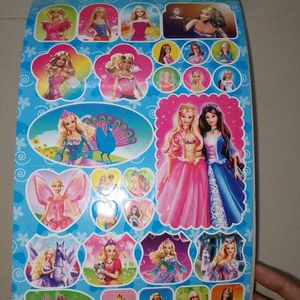 Barbie Stickers.