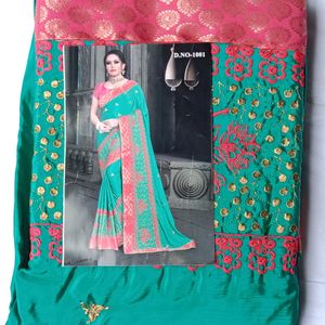 Embroidery Saree