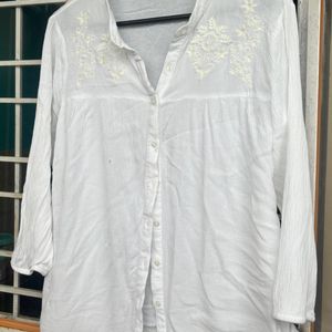 White Embroidered Tunic