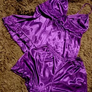 New Gorgeous Satin Night Set