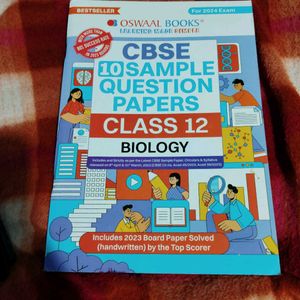 Oswaal Sample Paper Book Biology Class 12.