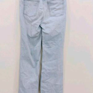 Zara Blue Flared Denim For Women Size 30