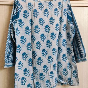 FabIndia Beautiful Sky Blue Tunics (S/34)