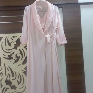 Sale Today Pink 2 Pcs NightGown