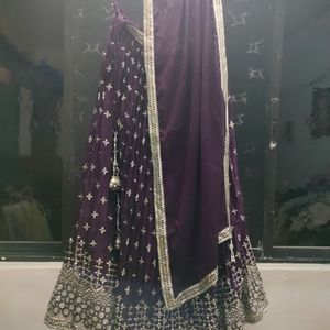 Purple Lehenga Set