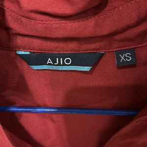 AJIO Red Shirt