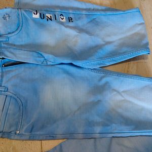 🩵 Light Blue Denim Boys Jeans 28 Size