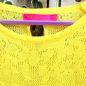 Knitted Yellow Top 💛💛💛