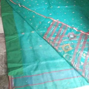 Brand new light weight thread work saree &fall