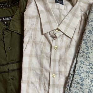 5 Combo Branded Shirts For Men