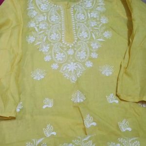 Chikankari Cotton Kurta