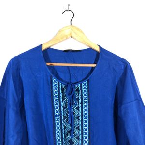 Royal Blue Casual Top(Women’s)