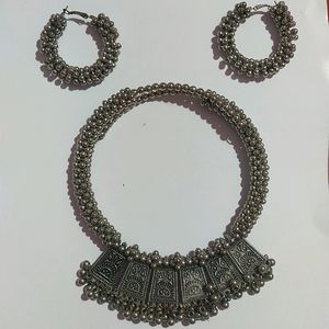 Oxidised Jwellery Set