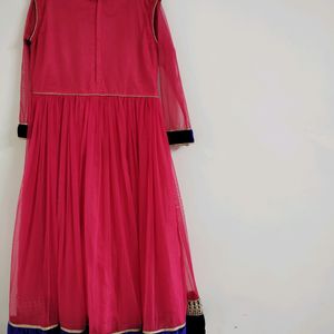 Pink Anarkali Dress