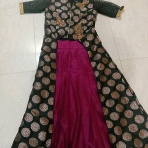 Long Kurti With Skrit