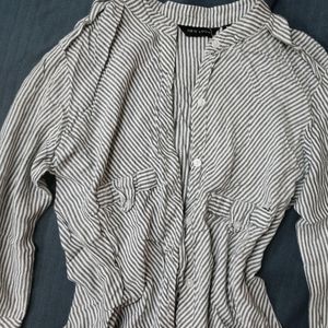 Stripped Kurti/Shrug