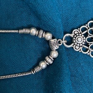 Oxidised German Silver neckpiece