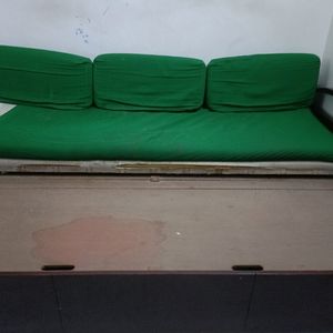 Wooden Sofa Cum Bed 3* Seater