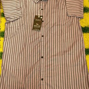 Regular Lavender Semi Formal Shirt.