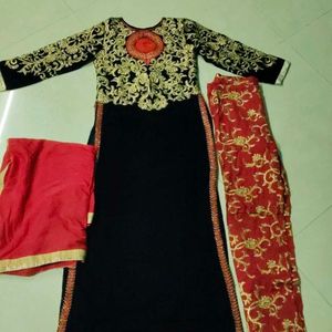 Designer Velvet Dress