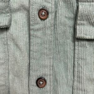 Zara Corduroy Torquoise Shirt