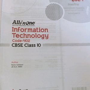 Information Technology Code 402 For Class 10