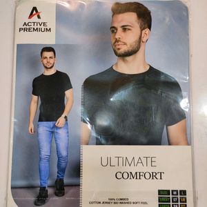 Trending Black Cotton T-shirt