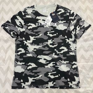 NEW U.S. Polo Assn. Camouflage Printed Tshirt