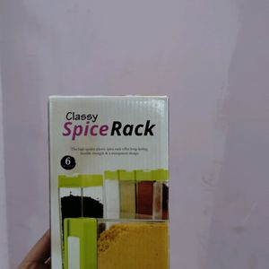 SPICE RACK - 6 CONTAINER+ STAND