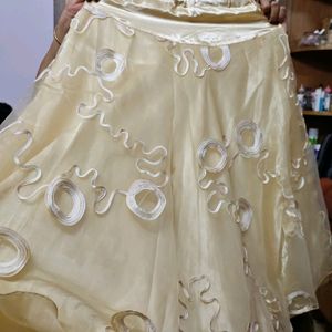 Cream Skirt